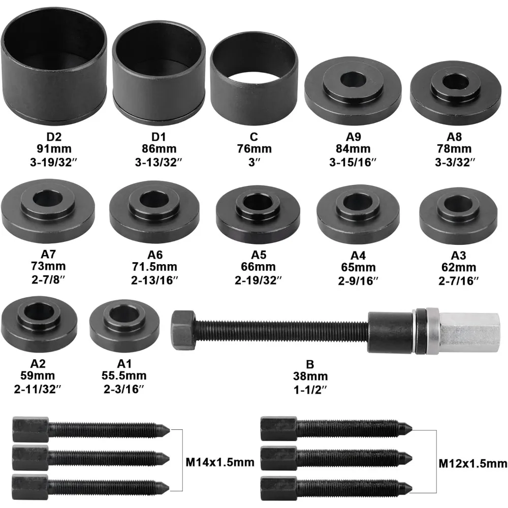 Living Room -Front Wheel Drive Bearing Removal Installation Tool Kit FWD Bearing Press Master Set Service Tools
Living Room -Front Wheel Drive Bearing Removal Installation Tool Kit FWD Bearing Press Master Set Service Tools
