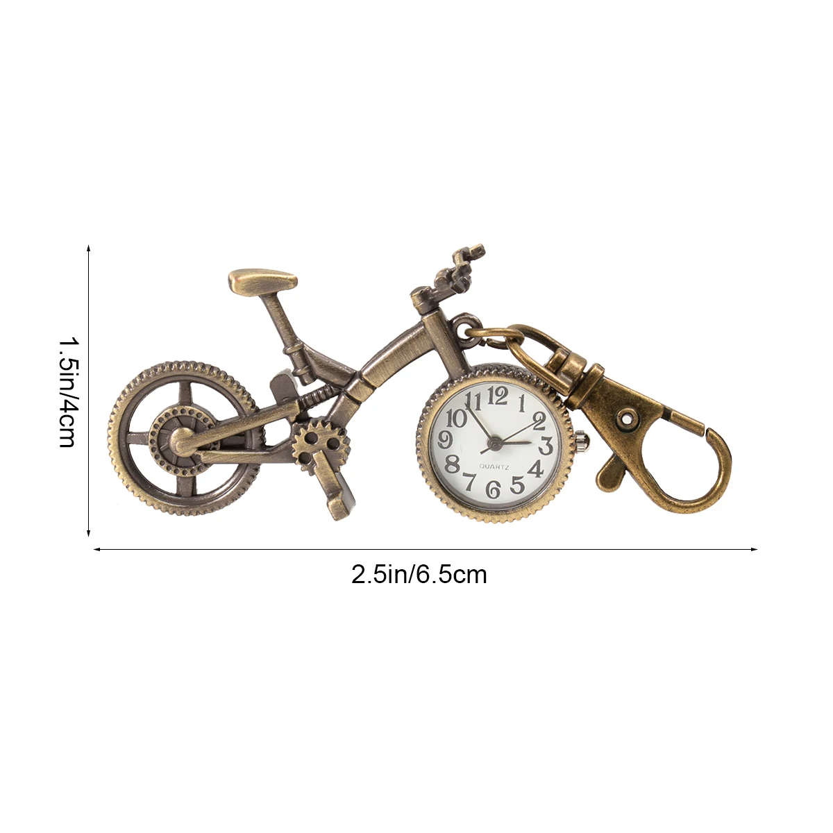 Retro Bicycle Keychain Decorative Hanging Watch Bycicle Shaped Clock Pocket Delicate for Gift Craft Bike
Retro Bicycle Keychain Decorative Hanging Watch Bycicle Shaped Clock Pocket Delicate for Gift Craft Bike