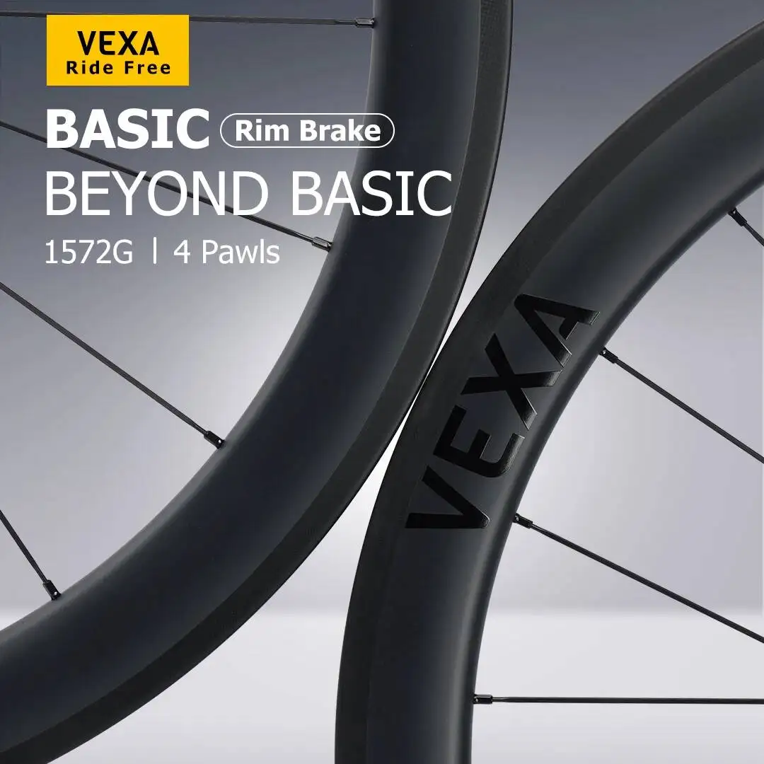 VEXA Basic Rim Brake Road Bicycle 700C Carbon Fiber Wheelset Lightweight Racing Wheelset Tubeless 38/50/60mm Depth
VEXA Basic Rim Brake Road Bicycle 700C Carbon Fiber Wheelset Lightweight Racing Wheelset Tubeless 38/50/60mm Depth