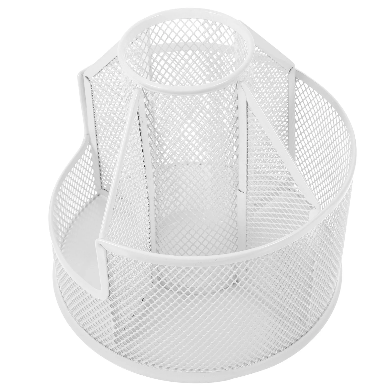 Rotating Pen Holder Large Capacity Metal Desk ganizer White 360 Degree Rotation for Stationery Jewelry Storage
Rotating Pen Holder Large Capacity Metal Desk ganizer White 360 Degree Rotation for Stationery Jewelry Storage