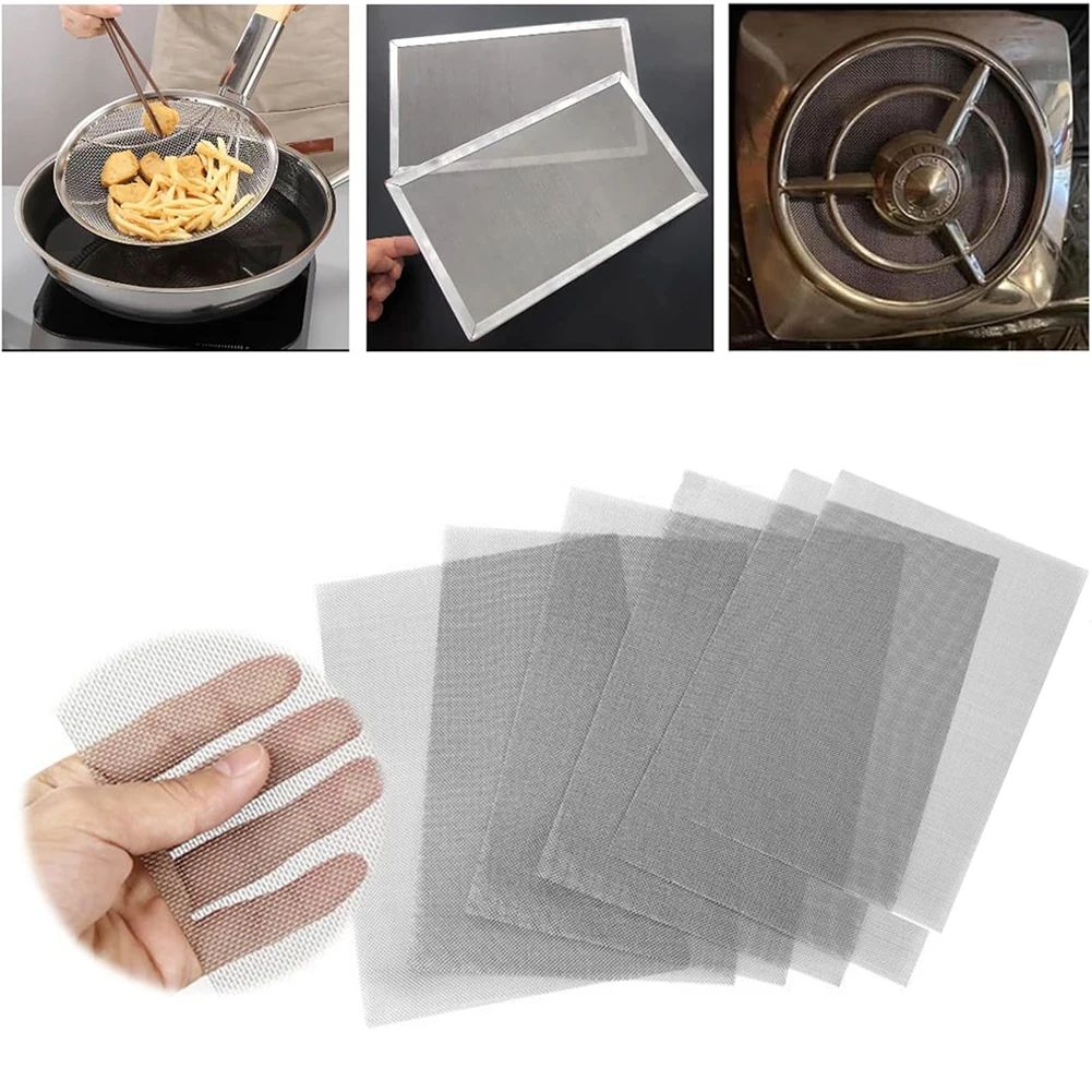 6 Pack 304 Stainless Steel Mesh 20 Mesh Fine Filter Net For Ventilation Grilles Power Tools Accessory In Stock Wholesale
6 Pack 304 Stainless Steel Mesh 20 Mesh Fine Filter Net For Ventilation Grilles Power Tools Accessory In Stock Wholesale