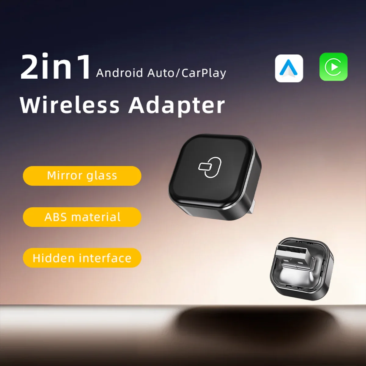 New Wireless CarPlay Android Auto Adapter USB Dongle Smart Mini Box Plug And Play Universal For VW Toyota Honda Ford Benz
New Wireless CarPlay Android Auto Adapter USB Dongle Smart Mini Box Plug And Play Universal For VW Toyota Honda Ford Benz