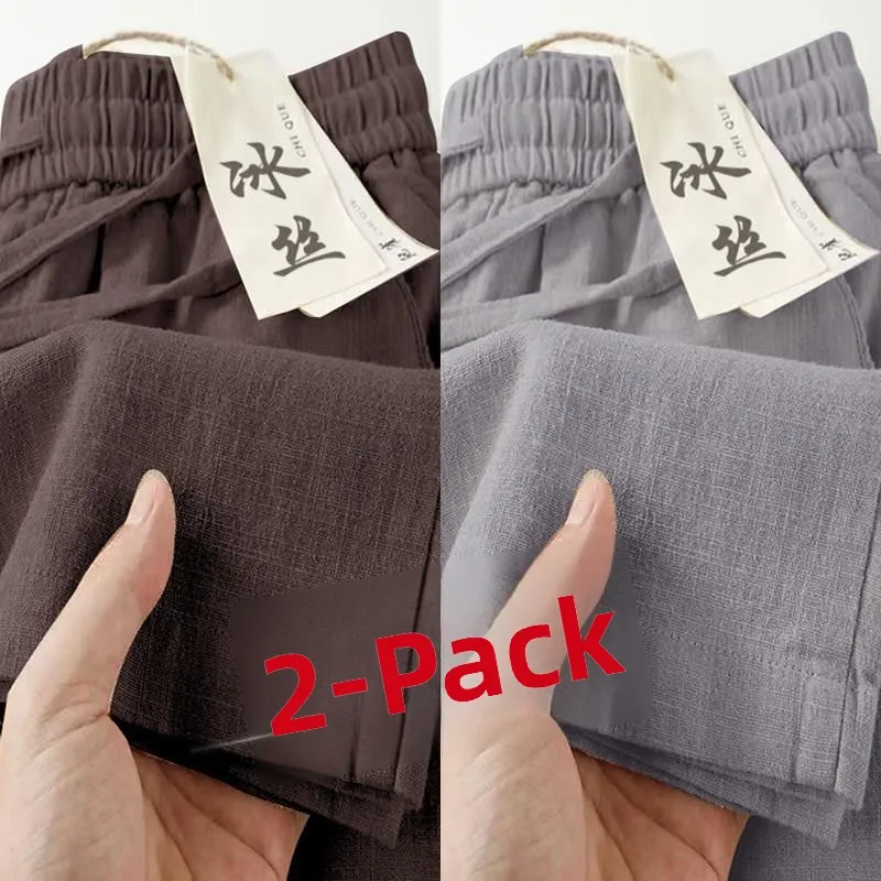 Men's Cotton Linen Casual Pants Summer New Loose Quick Dry Large Size Straight Leg Work Trousers Breathable Comfortable Shorts
Men's Cotton Linen Casual Pants Summer New Loose Quick Dry Large Size Straight Leg Work Trousers Breathable Comfortable Shorts