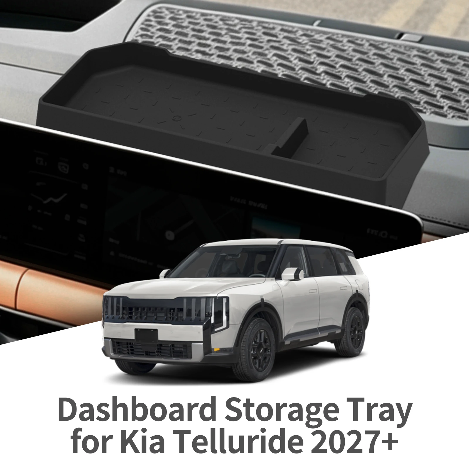 ZUNDUO for Kia Telluride 2027+ (2nd Gen) Car Dashboard Storage Tray Display Screen Rear Storage Box Silicone Car Accessories
ZUNDUO for Kia Telluride 2027+ (2nd Gen) Car Dashboard Storage Tray Display Screen Rear Storage Box Silicone Car Accessories