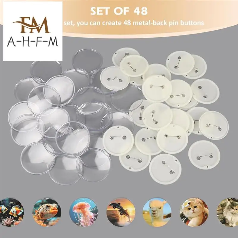 48 Pack 2 Inch Clear Button Pins,Acrylic Button Pin,For Make Your Own Buttons Badge Maker DIY Christmascrafts Supplies
48 Pack 2 Inch Clear Button Pins,Acrylic Button Pin,For Make Your Own Buttons Badge Maker DIY Christmascrafts Supplies