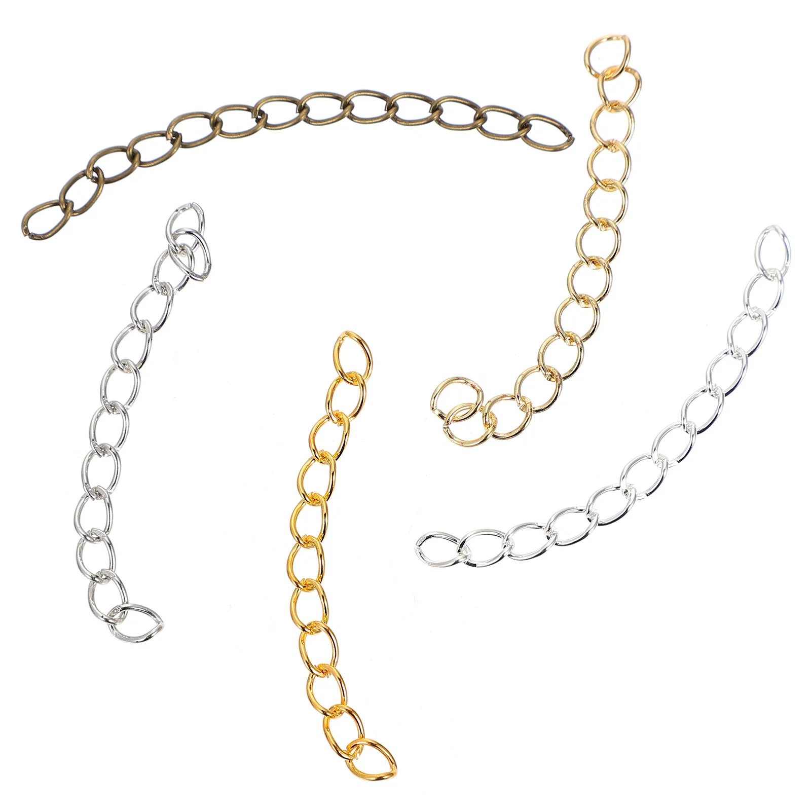 500 Pcs Steel Adjustable Bracelet Oval Bracelet Extender Chain For Jewelry Extender Chain Jewelry Making Supplies Durable
500 Pcs Steel Adjustable Bracelet Oval Bracelet Extender Chain For Jewelry Extender Chain Jewelry Making Supplies Durable