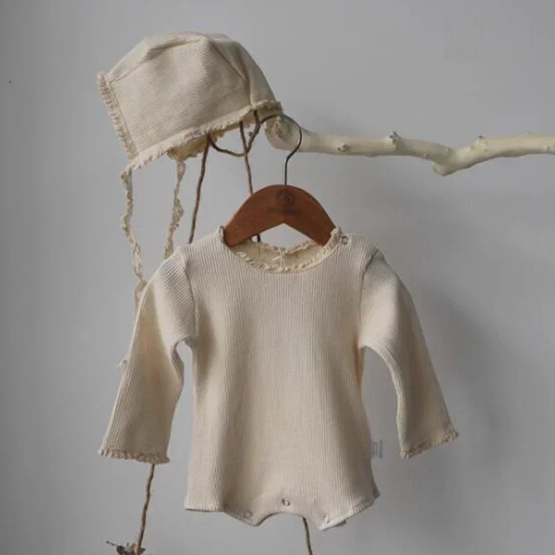 Korean Style Toddler Baby Girl Romper+Hat Cotton Long Sleeve Jumpsuit One piece Outfit Spring Autumn Baby Girls Clothes
Korean Style Toddler Baby Girl Romper+Hat Cotton Long Sleeve Jumpsuit One piece Outfit Spring Autumn Baby Girls Clothes