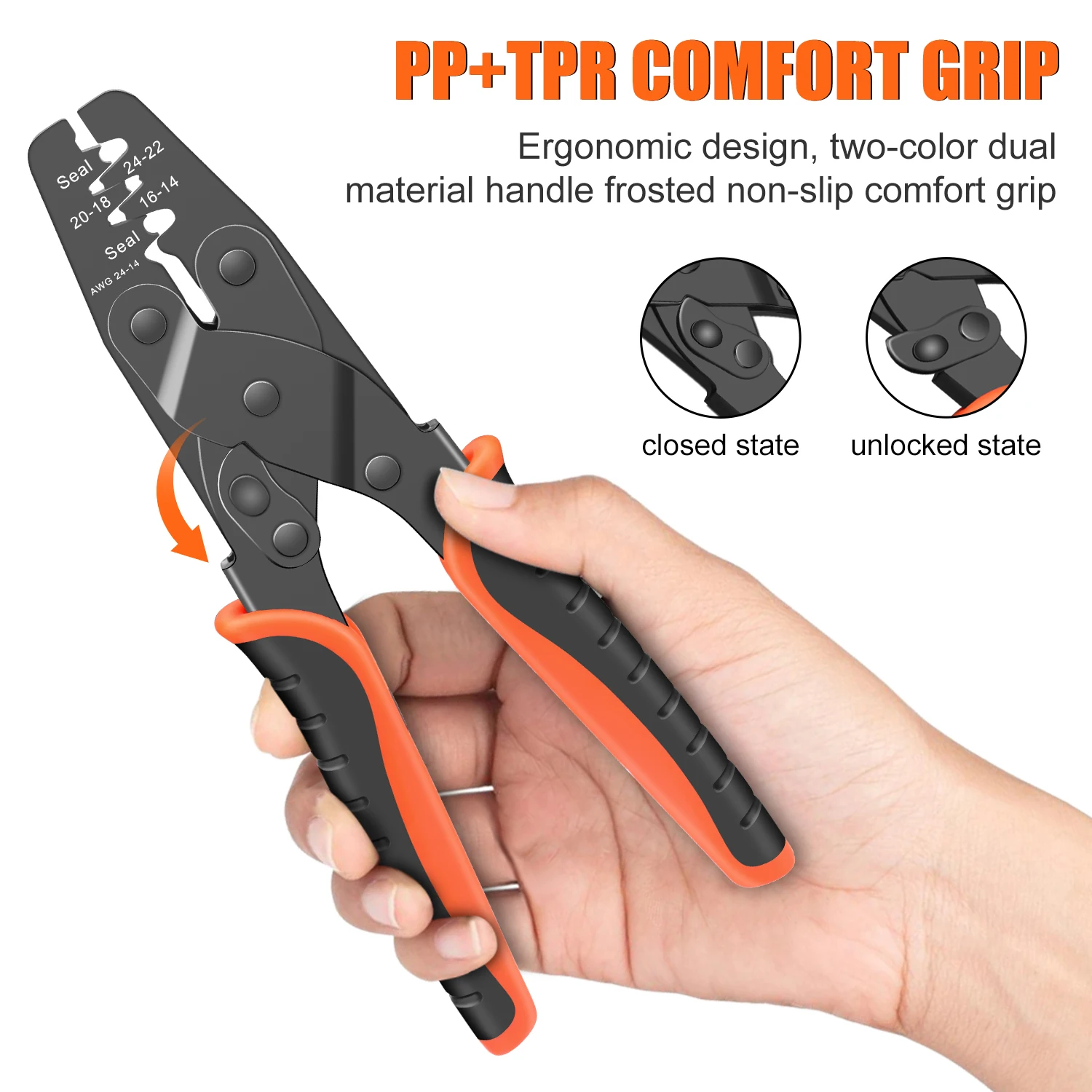Sj-1941c Weather Pack Crimper Tools For Delphi Aptiv Packard Weather Pack Terminals Metri-pack Connectors For Sealed Terminals
Sj-1941c Weather Pack Crimper Tools For Delphi Aptiv Packard Weather Pack Terminals Metri-pack Connectors For Sealed Terminals