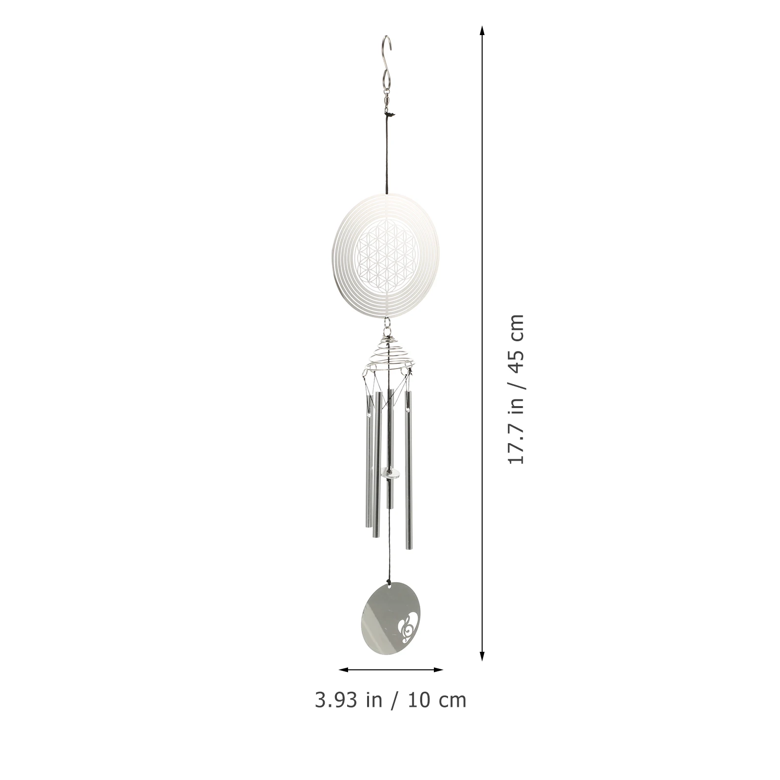 Creative Metal Wind Chime Rotatable Garden Decoration Pendant Aluminum Tube Hanging Bell Outdoor Indoor Decorative Accessories
Creative Metal Wind Chime Rotatable Garden Decoration Pendant Aluminum Tube Hanging Bell Outdoor Indoor Decorative Accessories