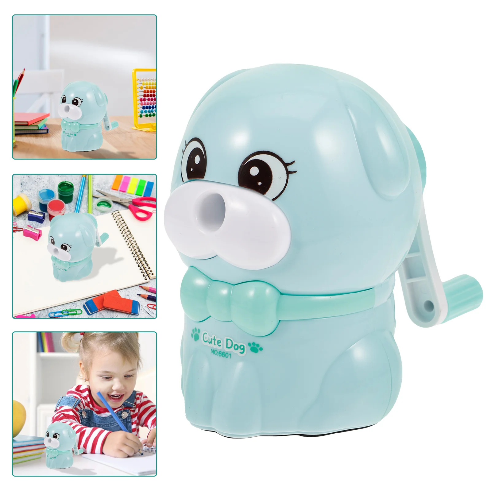 Adorable Dog Pencil Sharpener Non-Slip Manual Hand Crank For Kids Students Compact Design Easy Empty Tray Cartoon Animal Shape 
Adorable Dog Pencil Sharpener Non-Slip Manual Hand Crank For Kids Students Compact Design Easy Empty Tray Cartoon Animal Shape