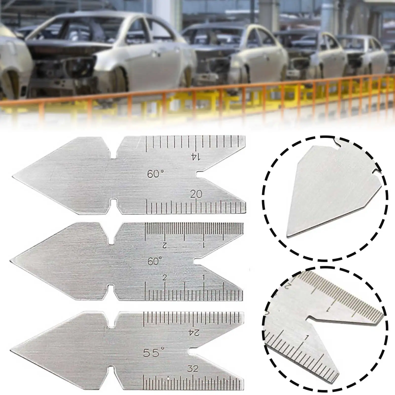 Screw Thread Cutting Gauge Screw Thread Pitch Cutting Gauge Tool For Cutting Screw
Screw Thread Cutting Gauge Screw Thread Pitch Cutting Gauge Tool For Cutting Screw