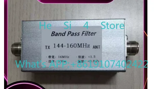 144Mhz To160MHz HighPerformance Bandpass Filter BPF N Socket Interface Enhances Receiving Sensitivity and Communication Distance
144Mhz To160MHz HighPerformance Bandpass Filter BPF N Socket Interface Enhances Receiving Sensitivity and Communication Distance