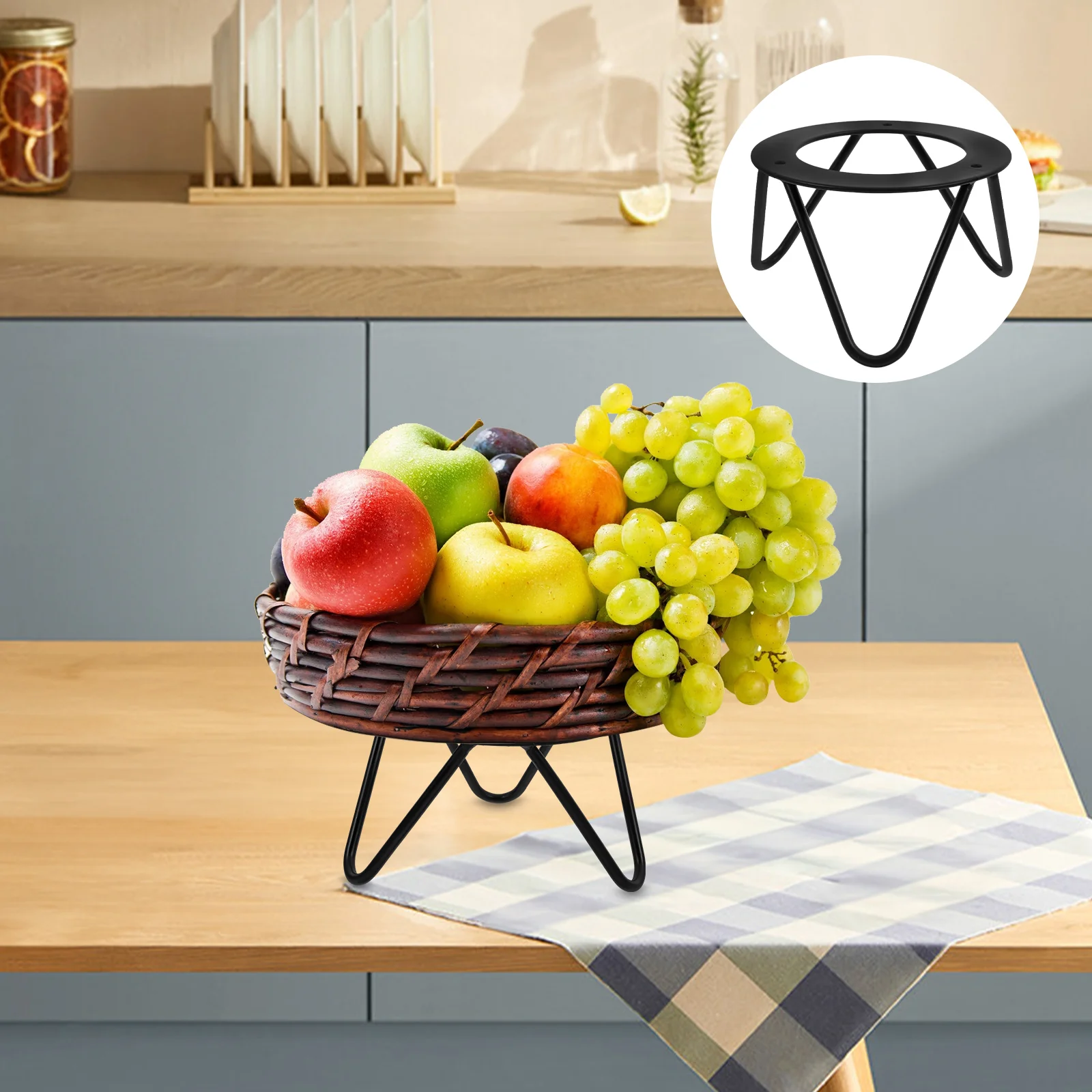 Furniture Bracket Plate Holder Stand Iron Display Stands Small for Metal Snack Basket Weight Storage Fruit
Furniture Bracket Plate Holder Stand Iron Display Stands Small for Metal Snack Basket Weight Storage Fruit