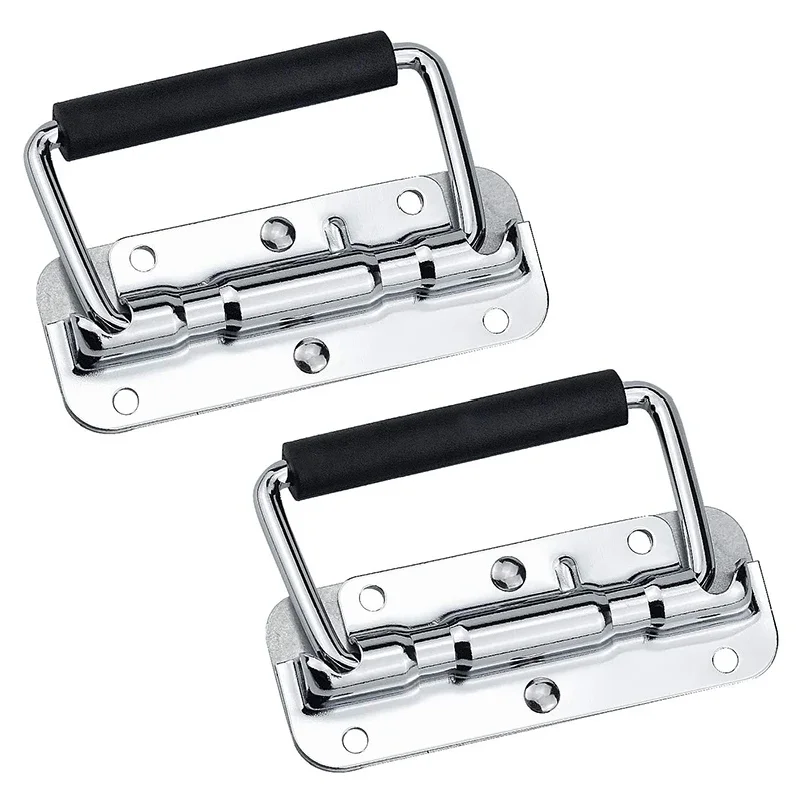 2Pcs 304 Stainless Steel Spring Handle Prop Box Tool Aluminum Box Handle Activity Handle Folding Industrial Handle
2Pcs 304 Stainless Steel Spring Handle Prop Box Tool Aluminum Box Handle Activity Handle Folding Industrial Handle