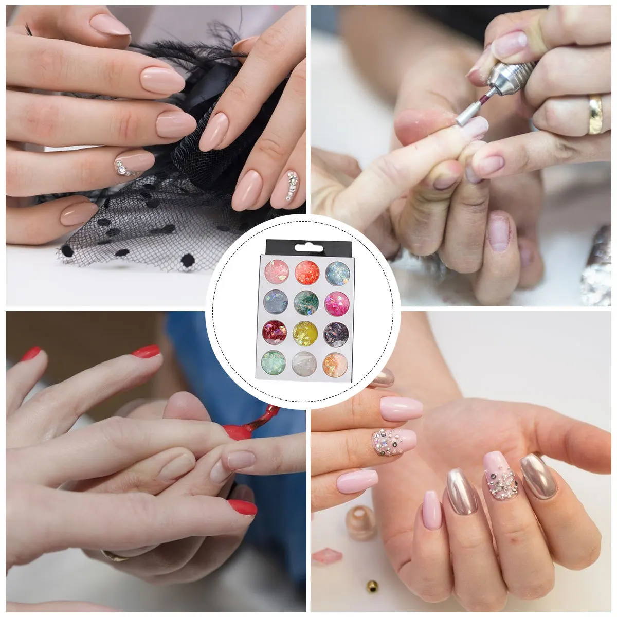 12 Boxes Vivid Color Nail Art Shell Fragments DIY Manicure Pieces Suitable for Parties Natural Artificial Nails Nail Art
12 Boxes Vivid Color Nail Art Shell Fragments DIY Manicure Pieces Suitable for Parties Natural Artificial Nails Nail Art