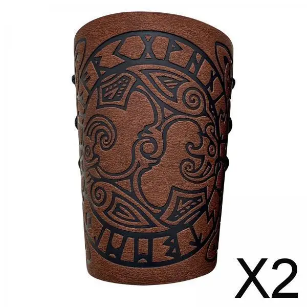 Наручи для мужчин и женщин, искусственная кожа, скандинавские манжеты, браслет в стиле панк, браслет в средневековом стиле для костюмированных мероприятий LARP
Наручи для мужчин и женщин, искусственная кожа, скандинавские манжеты, браслет в стиле панк, браслет в средневековом стиле для костюмированных мероприятий LARP