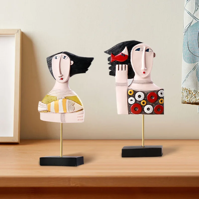 Creative INS European Resin Crafts Living Room and Wine Cabinet Decoration Abstract Facial Art Accessories
Creative INS European Resin Crafts Living Room and Wine Cabinet Decoration Abstract Facial Art Accessories