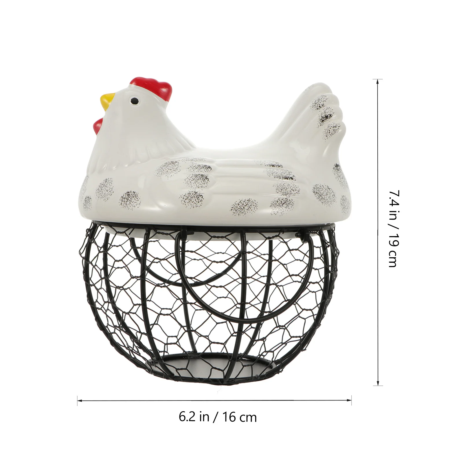 Round Basket Chicken Shaped Bin Kitchen Storage Fresh Egg Holder Collecting Snack Organizer White Countertop
Round Basket Chicken Shaped Bin Kitchen Storage Fresh Egg Holder Collecting Snack Organizer White Countertop