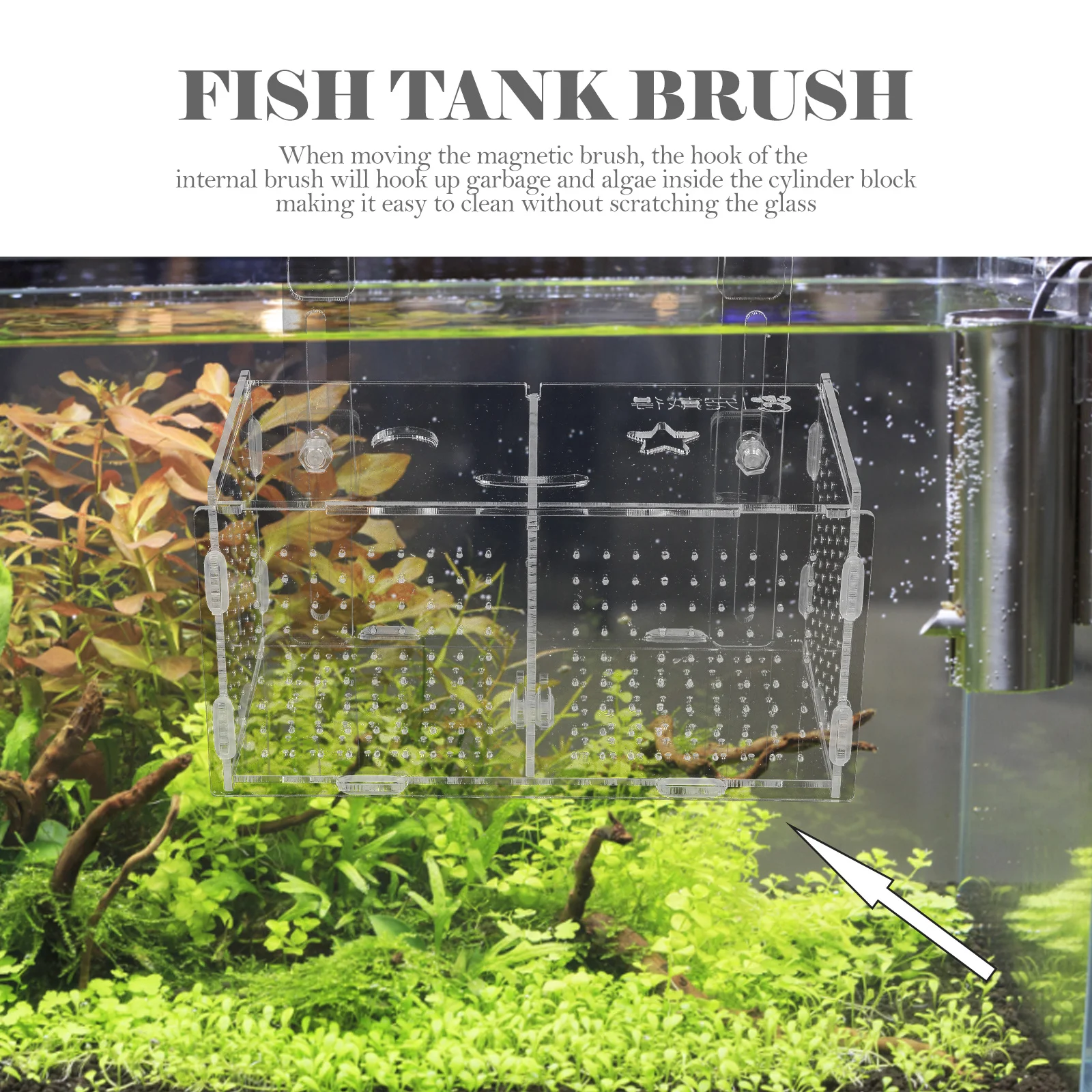 1Set Aquarium Isolate Box Suction Cups Hook Acrylic Fish Breeding Isolation Holder Fish Tank Hatching Incubator
1Set Aquarium Isolate Box Suction Cups Hook Acrylic Fish Breeding Isolation Holder Fish Tank Hatching Incubator