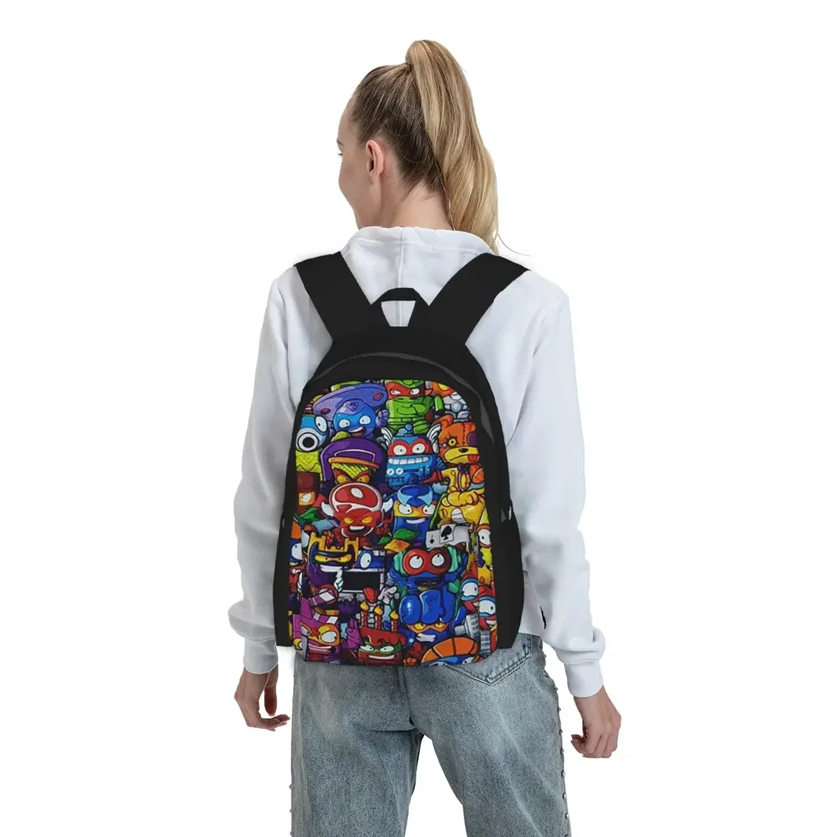 New Super Zings Cartoon Game Superzings Backpack Boys Girls BookBag Kids School Bag Computer Shoulder Bags for Men Women
New Super Zings Cartoon Game Superzings Backpack Boys Girls BookBag Kids School Bag Computer Shoulder Bags for Men Women