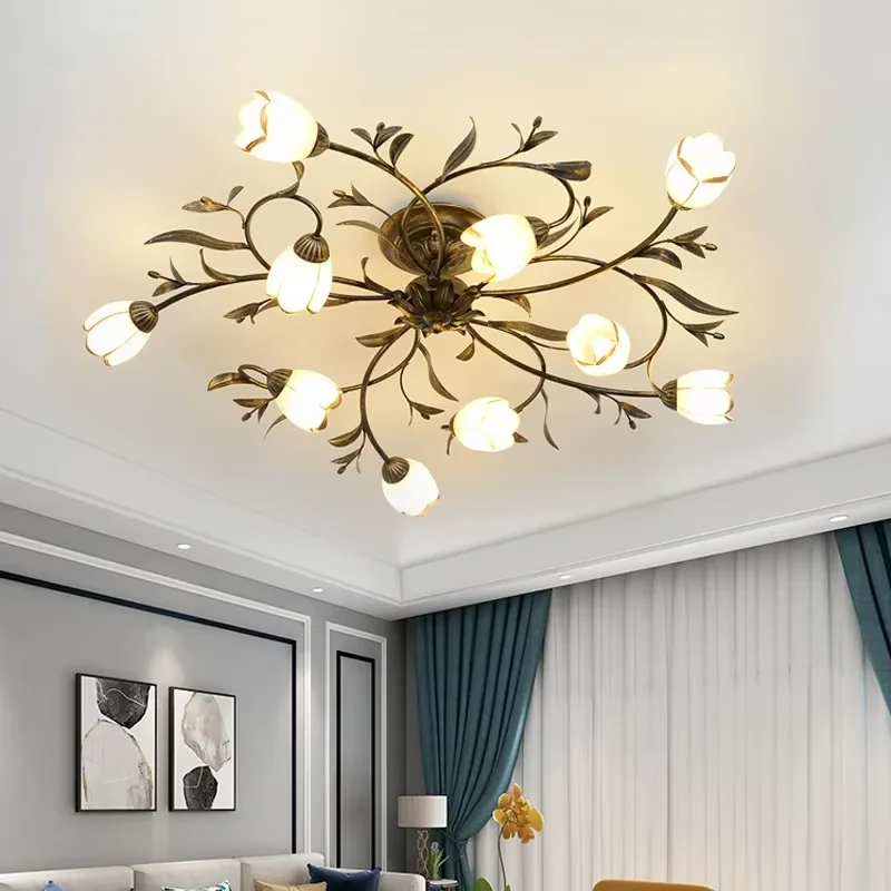 creative personality LED flower ceiling lamp living room bedroom corridor Mediterranean Garden retro iron ceiling lamp
creative personality LED flower ceiling lamp living room bedroom corridor Mediterranean Garden retro iron ceiling lamp