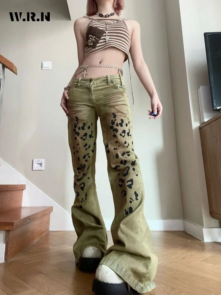 Retro Women's Wide Leg Baggy Casual Denim Trouser Harajuku Print Washed High Waist Loose Jeans 2024 Summer Japanese 2000s Pants
Retro Women's Wide Leg Baggy Casual Denim Trouser Harajuku Print Washed High Waist Loose Jeans 2024 Summer Japanese 2000s Pants