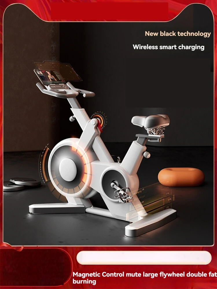 Fitness and weight loss exercise bike, home use spinning bike, smart magnetic resistance, silent operation, for indoor use.
Fitness and weight loss exercise bike, home use spinning bike, smart magnetic resistance, silent operation, for indoor use.