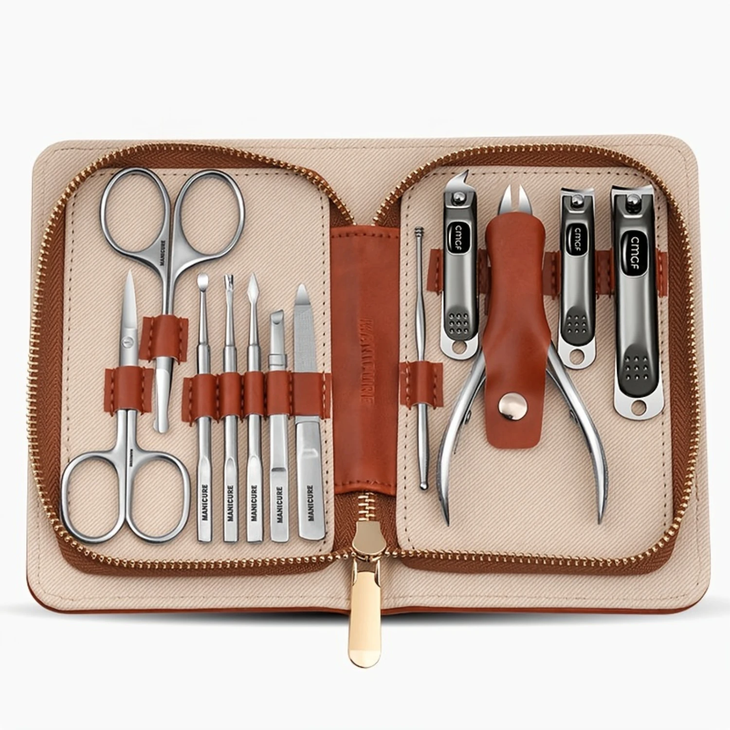 Manicure Set With Morandi Grey Top-Grade PU Leather Packaging Nail Clipper Kits Perfect Gift Friends
Manicure Set With Morandi Grey Top-Grade PU Leather Packaging Nail Clipper Kits Perfect Gift Friends
