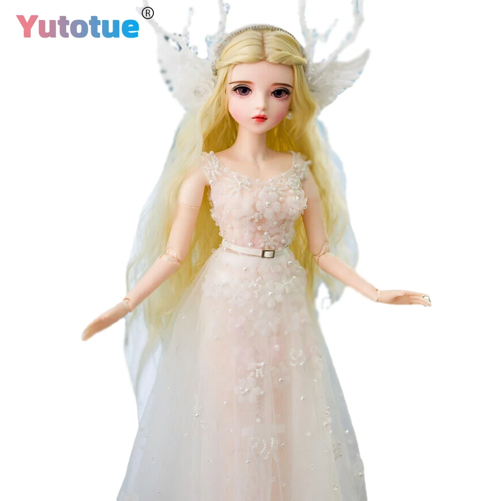 YUTOTUE 24 inch Height Princess Female Doll BJD Toy Handpainted Makeup Face Changeable Blonde Curly Hair Wig Lifelike
YUTOTUE 24 inch Height Princess Female Doll BJD Toy Handpainted Makeup Face Changeable Blonde Curly Hair Wig Lifelike