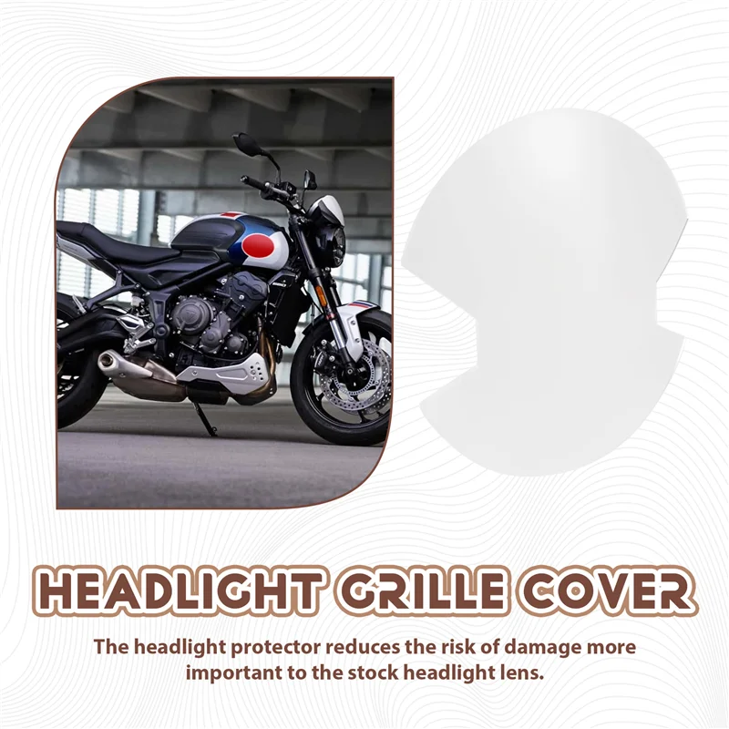 Unusual Motorcycle Headlight Protection Cover Front Headlight Cover For Triumph Trident 660 TRIDENT660 2021-2022
Unusual Motorcycle Headlight Protection Cover Front Headlight Cover For Triumph Trident 660 TRIDENT660 2021-2022
