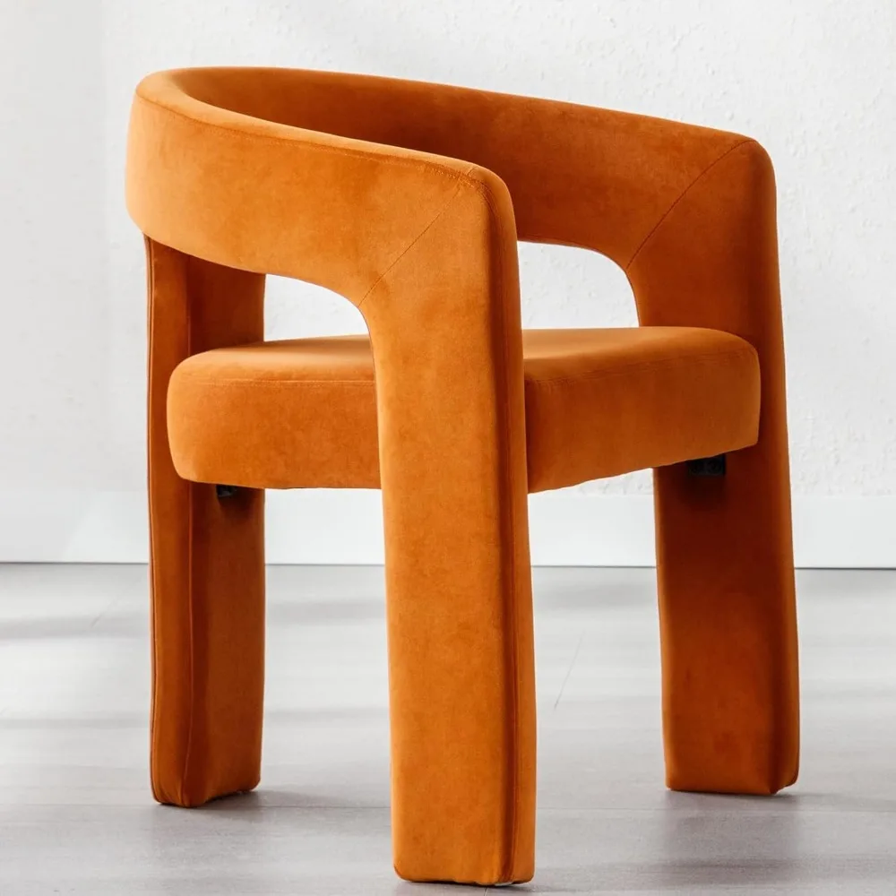 Modern bucket chairs, padded casual kitchen chairs with armrests, velvet-edged chairs, Customizable
Modern bucket chairs, padded casual kitchen chairs with armrests, velvet-edged chairs, Customizable