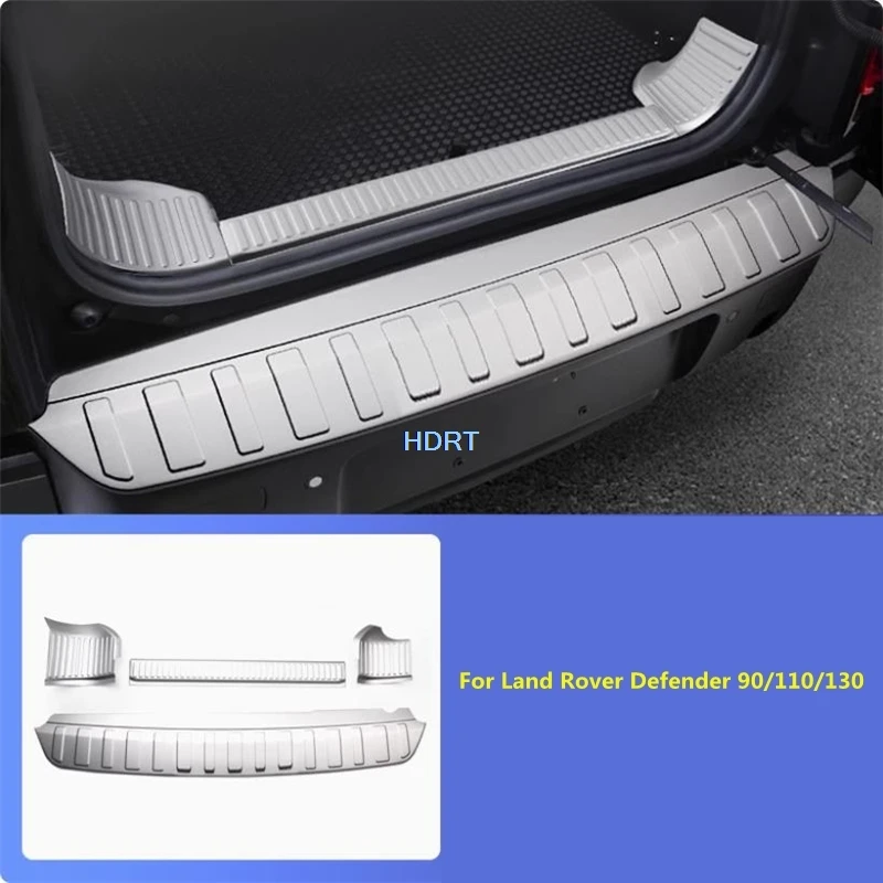 Для Land Rover Defender 90/110/130 2020 + пластина заднего бампера, защитная крышка багажника, педаль задней двери, отделка багажника, аксессуары для стайлинга автомобиля
Для Land Rover Defender 90/110/130 2020 + пластина заднего бампера, защитная крышка багажника, педаль задней двери, отделка багажника, аксессуары для стайлинга автомобиля