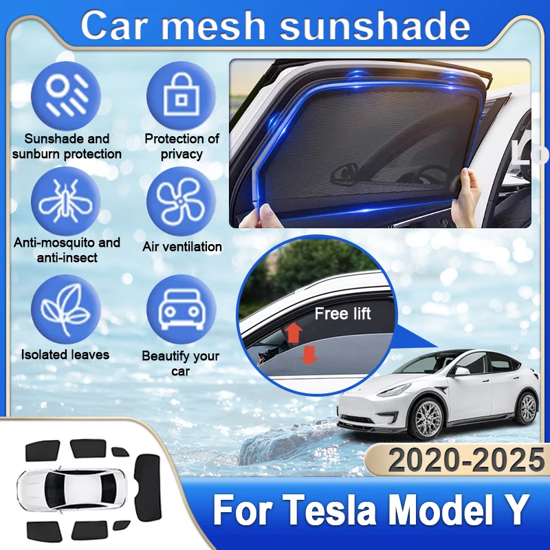 Аксессуары для Tesla Model Y, модель Y 2020 ~ 2025 2022 2023 2024, автомобильные аксессуары, магнитные солнцезащитные козырьки, сетка, автозапчасти для автомобиля 
Аксессуары для Tesla Model Y, модель Y 2020 ~ 2025 2022 2023 2024, автомобильные аксессуары, магнитные солнцезащитные козырьки, сетка, автозапчасти для автомобиля