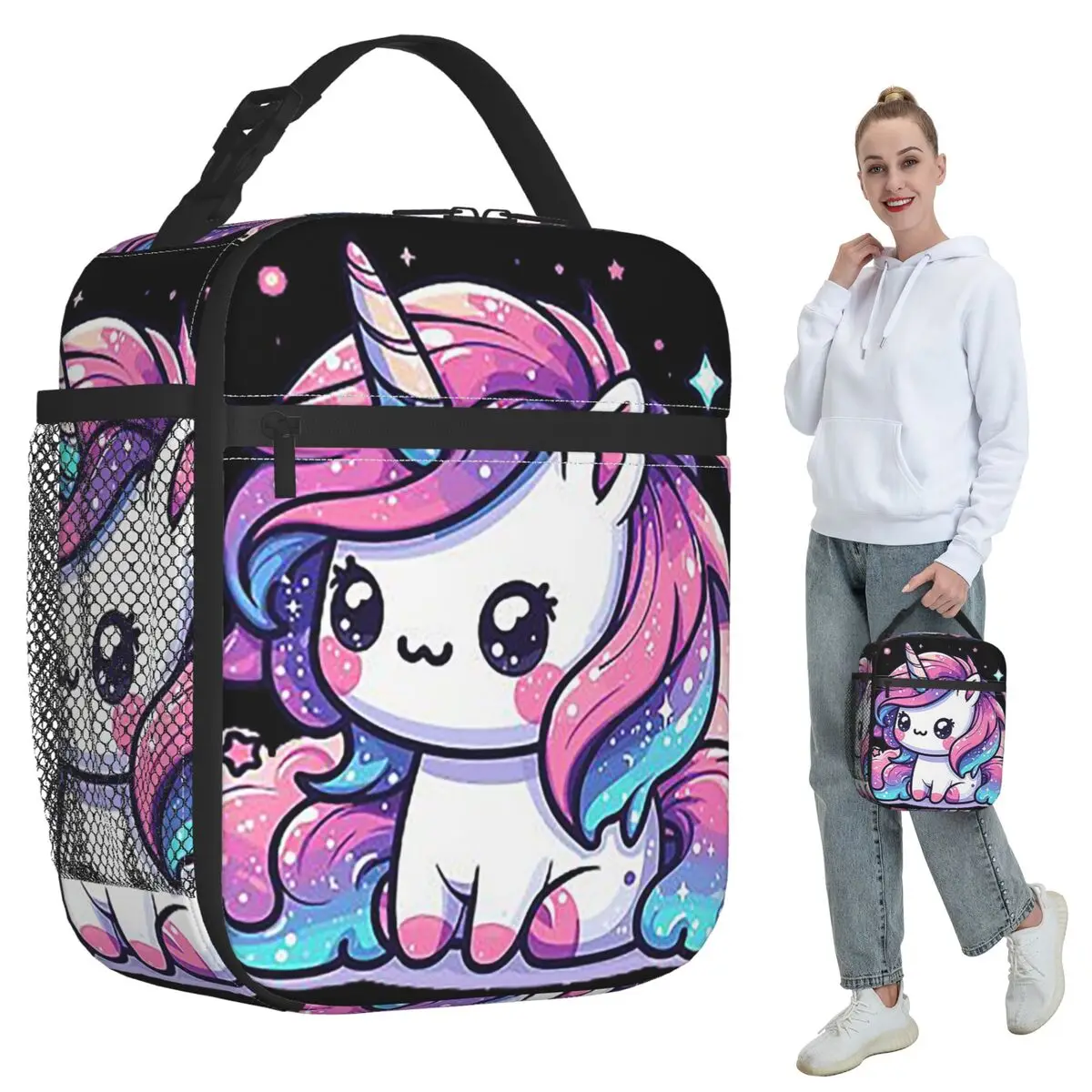 Блестящая волшебная изолированная сумка для обеда с единорогом для женщин, офисный холодильник, термосумка для еды, герметичная коробка для завтрака, контейнер
Блестящая волшебная изолированная сумка для обеда с единорогом для женщин, офисный холодильник, термосумка для еды, герметичная коробка для завтрака, контейнер