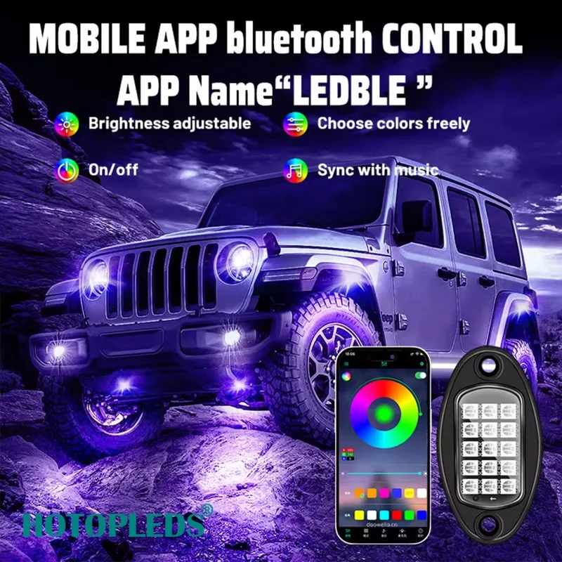 Off-road Car Chassis Light Modified Car Remote Control RGB Atmosphere Light Bluetooth APP Voice-activated Decorative Light
Off-road Car Chassis Light Modified Car Remote Control RGB Atmosphere Light Bluetooth APP Voice-activated Decorative Light
