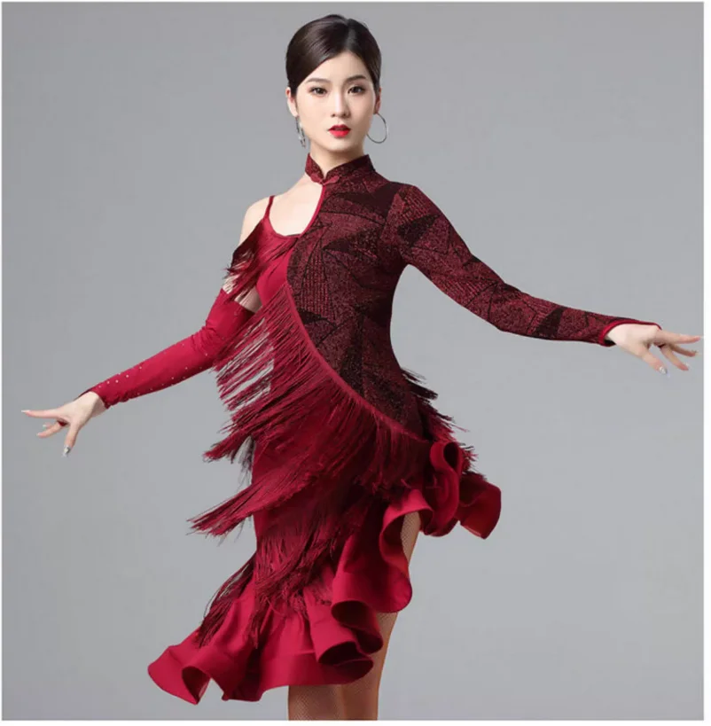 Fashionable Sexy Tassel Latin Dance Training Dress
Fashionable Sexy Tassel Latin Dance Training Dress
