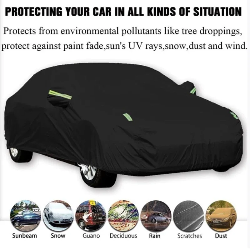 The Four Seasons Fit Full Car Cover Waterproof Dustproof PE Film Coat Aluminum Protective Sunshade UV Ray Reflectioncar Cover
The Four Seasons Fit Full Car Cover Waterproof Dustproof PE Film Coat Aluminum Protective Sunshade UV Ray Reflectioncar Cover