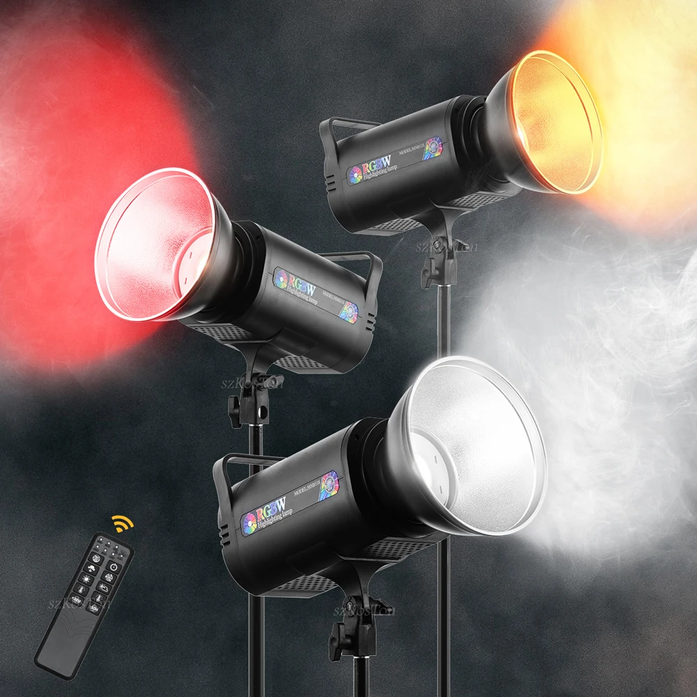 RGB LED Video Light 1700K-12000K Daylight COB Light Flash Strobe Light for Outdoor Photography/Studio/Video Recording
RGB LED Video Light 1700K-12000K Daylight COB Light Flash Strobe Light for Outdoor Photography/Studio/Video Recording