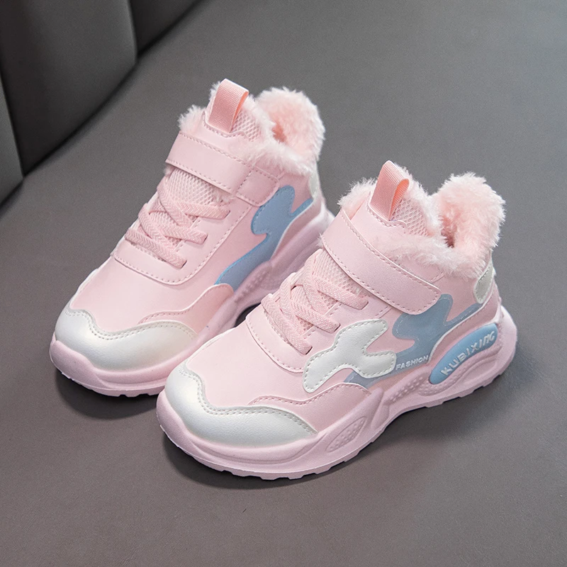 Children Winter Shoes Plush Waterproof Fabric Casual Non-Slip Boys Girls Shoes Pile thickening Cotton shoes Fashion Warm Outdoor
Children Winter Shoes Plush Waterproof Fabric Casual Non-Slip Boys Girls Shoes Pile thickening Cotton shoes Fashion Warm Outdoor