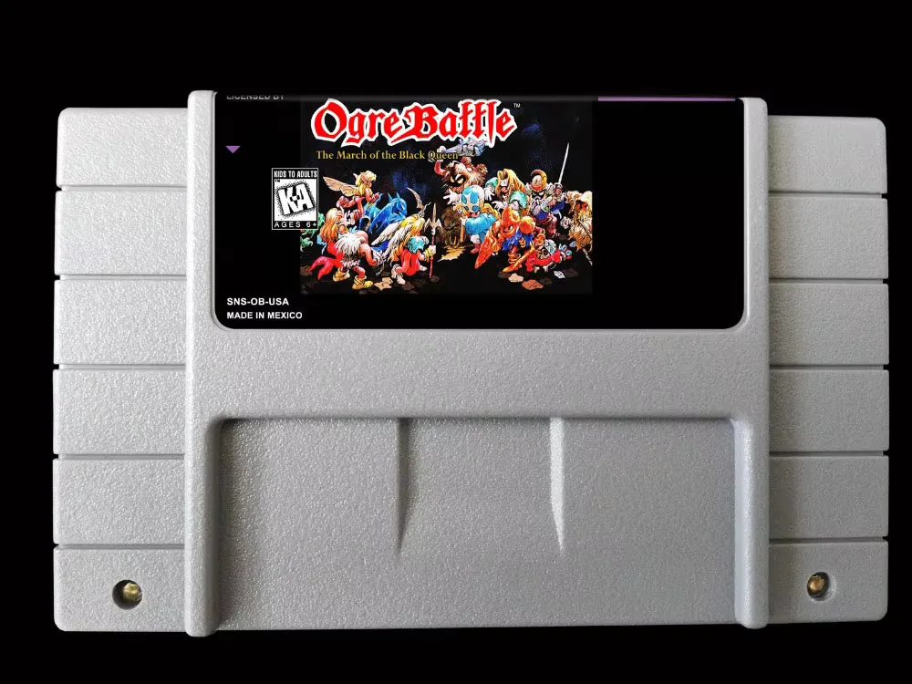 16Bit Games ** Ogre Battle - The March of the Black Queen ( USA Version!! )
16Bit Games ** Ogre Battle - The March of the Black Queen ( USA Version!! )