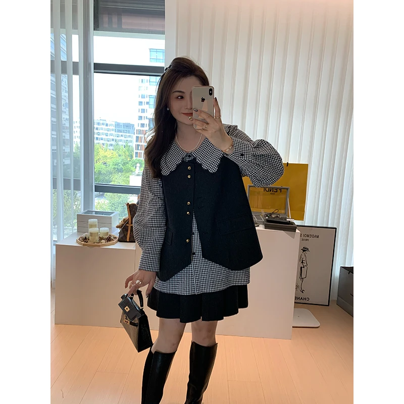 Pajiajia California клетчатая вышитая клетчатая кукла с воротником irt Long Sve, полиэстер, смесь хлопка, повседневная свободная посадка
Pajiajia California клетчатая вышитая клетчатая кукла с воротником irt Long Sve, полиэстер, смесь хлопка, повседневная свободная посадка