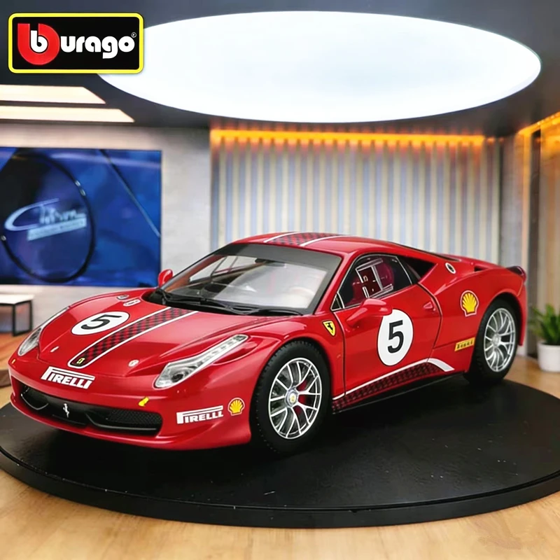 Bburago 1:24 Ferrari 458 Challenge Alloy Sports Car Model Diecasts Metal Racing Car Vehicles Model Simulation Childrens Toy Gift
Bburago 1:24 Ferrari 458 Challenge Alloy Sports Car Model Diecasts Metal Racing Car Vehicles Model Simulation Childrens Toy Gift