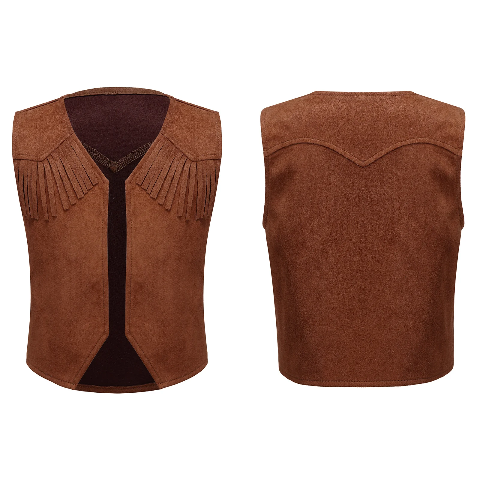 Kids Halloween Western Cowboy Pirate Cosplay Costume Child Boys Girls Tassel Decor Vest for Carnival Party Masquerade Dress up
Kids Halloween Western Cowboy Pirate Cosplay Costume Child Boys Girls Tassel Decor Vest for Carnival Party Masquerade Dress up