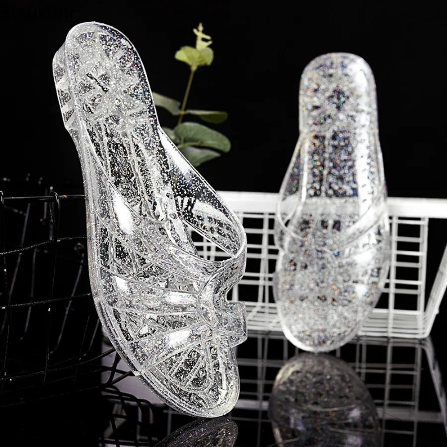 2025 New Arrival Fashion Slides Women Jelly Flats Shoes Transparent Sandals Anti-slip Round Female Casual Non-slip Women Sandal
2025 New Arrival Fashion Slides Women Jelly Flats Shoes Transparent Sandals Anti-slip Round Female Casual Non-slip Women Sandal