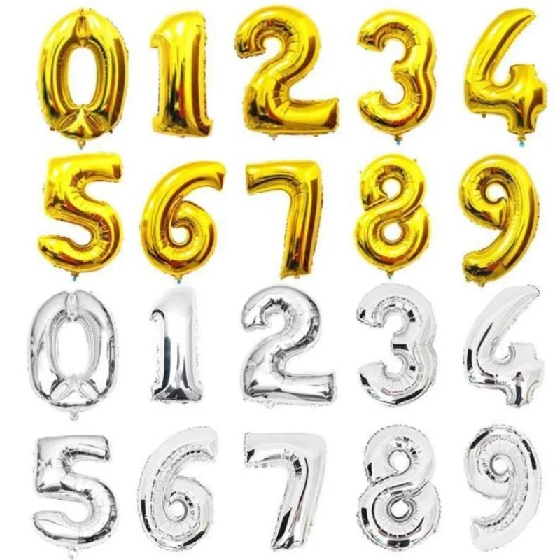 40 Inch Number 1 To 9 Foil Balloon Large Helium Number Balloons Wedding Decoration Birthday Party Souvenirs Favors
40 Inch Number 1 To 9 Foil Balloon Large Helium Number Balloons Wedding Decoration Birthday Party Souvenirs Favors
