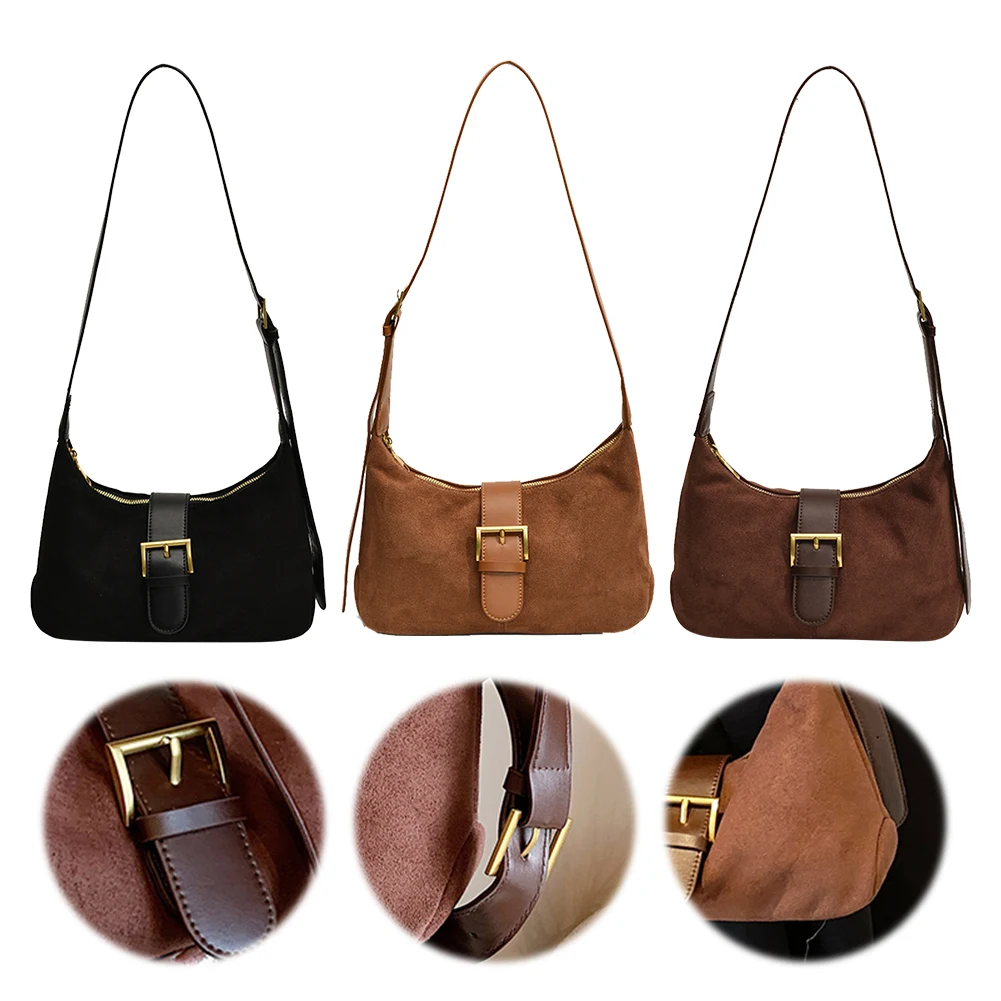 Women Suede Slouchy Hobo Bag Adjustable Strap Crossbody Bag Retro Handbag Top-Handle Bag for Work Travel
Women Suede Slouchy Hobo Bag Adjustable Strap Crossbody Bag Retro Handbag Top-Handle Bag for Work Travel