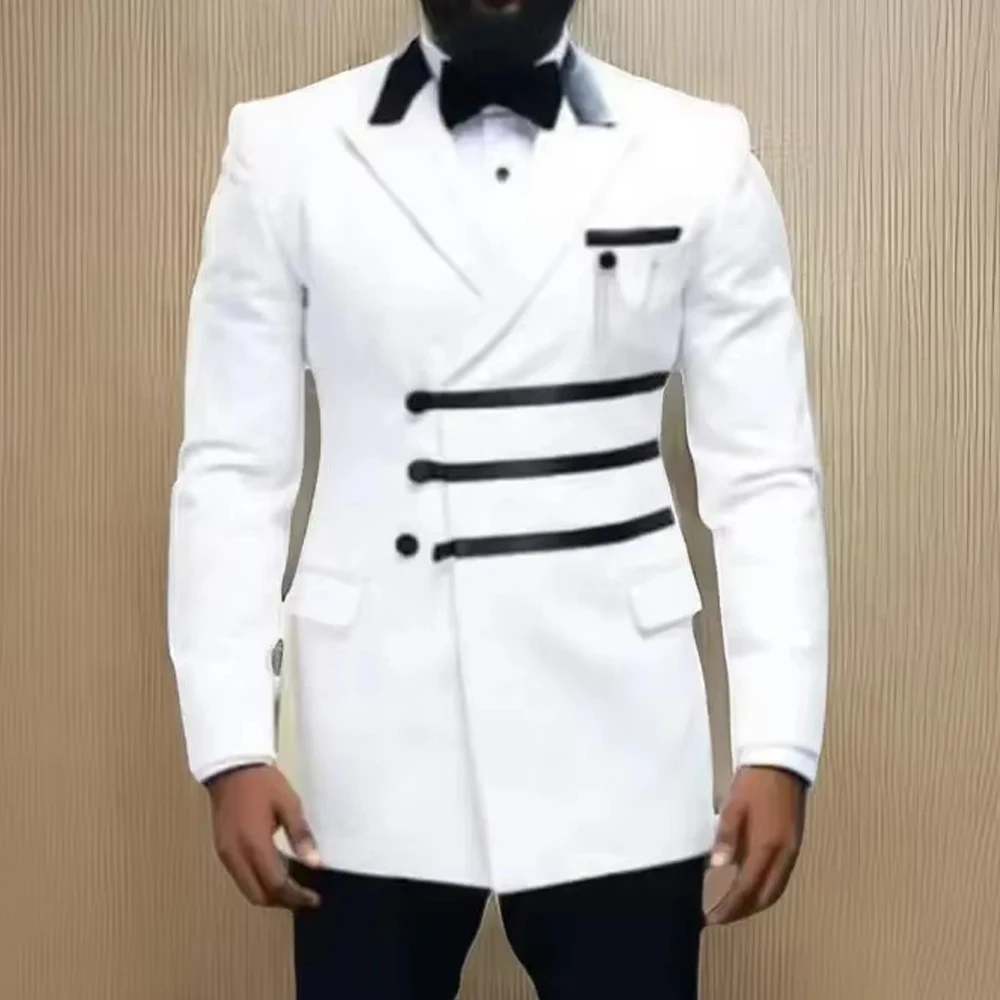 Slim Fit Men Suits for Wedding and Prom Double Breasted Jacket Customized Wedding Party Formal Occasion Groom Plus Size
Slim Fit Men Suits for Wedding and Prom Double Breasted Jacket Customized Wedding Party Formal Occasion Groom Plus Size