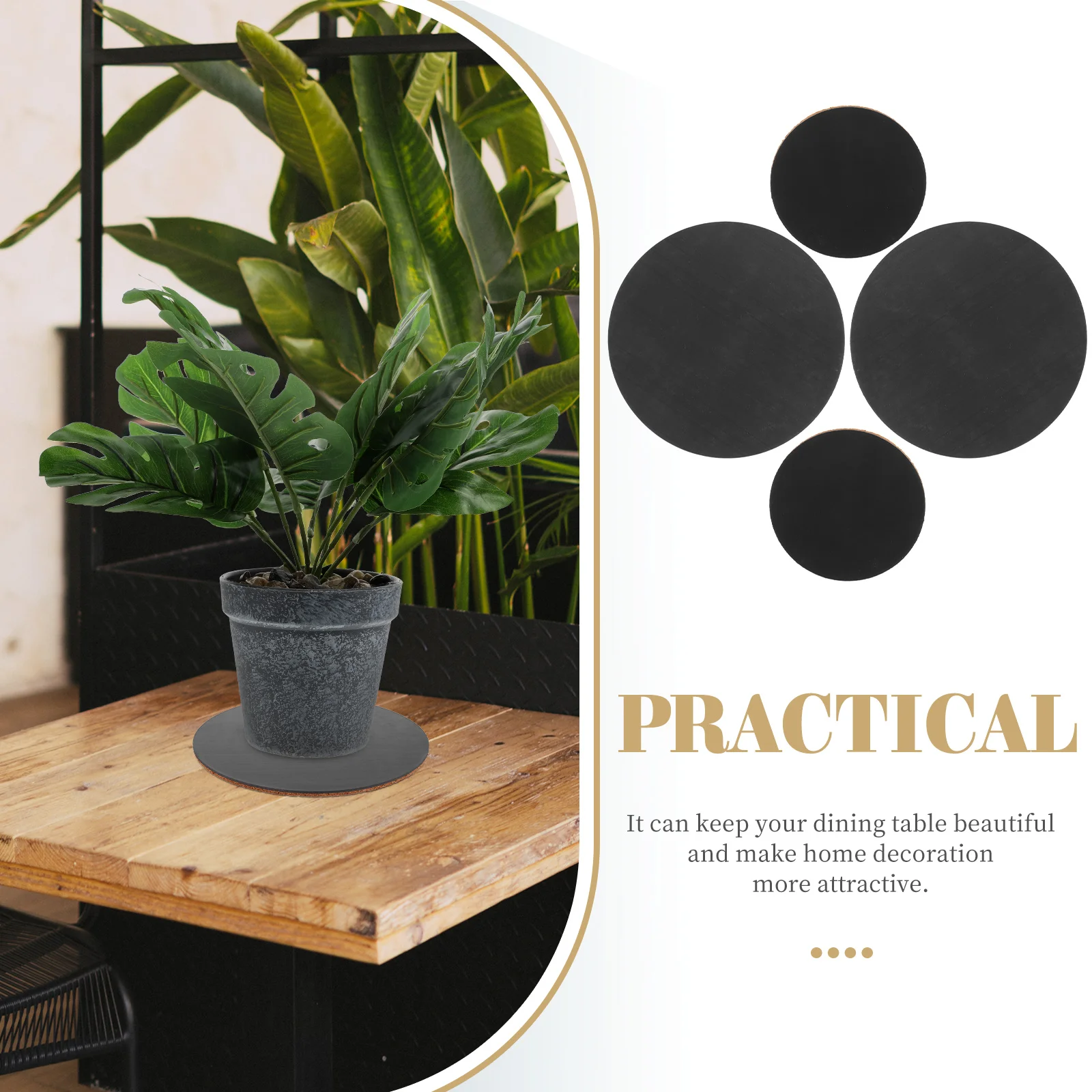 4pcs Cork Coaster Set Heat Resistant Tabletop Protection Absorbent Kitchen Dining Home Decor Flowerpot Mat Anti Scald Scratch
4pcs Cork Coaster Set Heat Resistant Tabletop Protection Absorbent Kitchen Dining Home Decor Flowerpot Mat Anti Scald Scratch