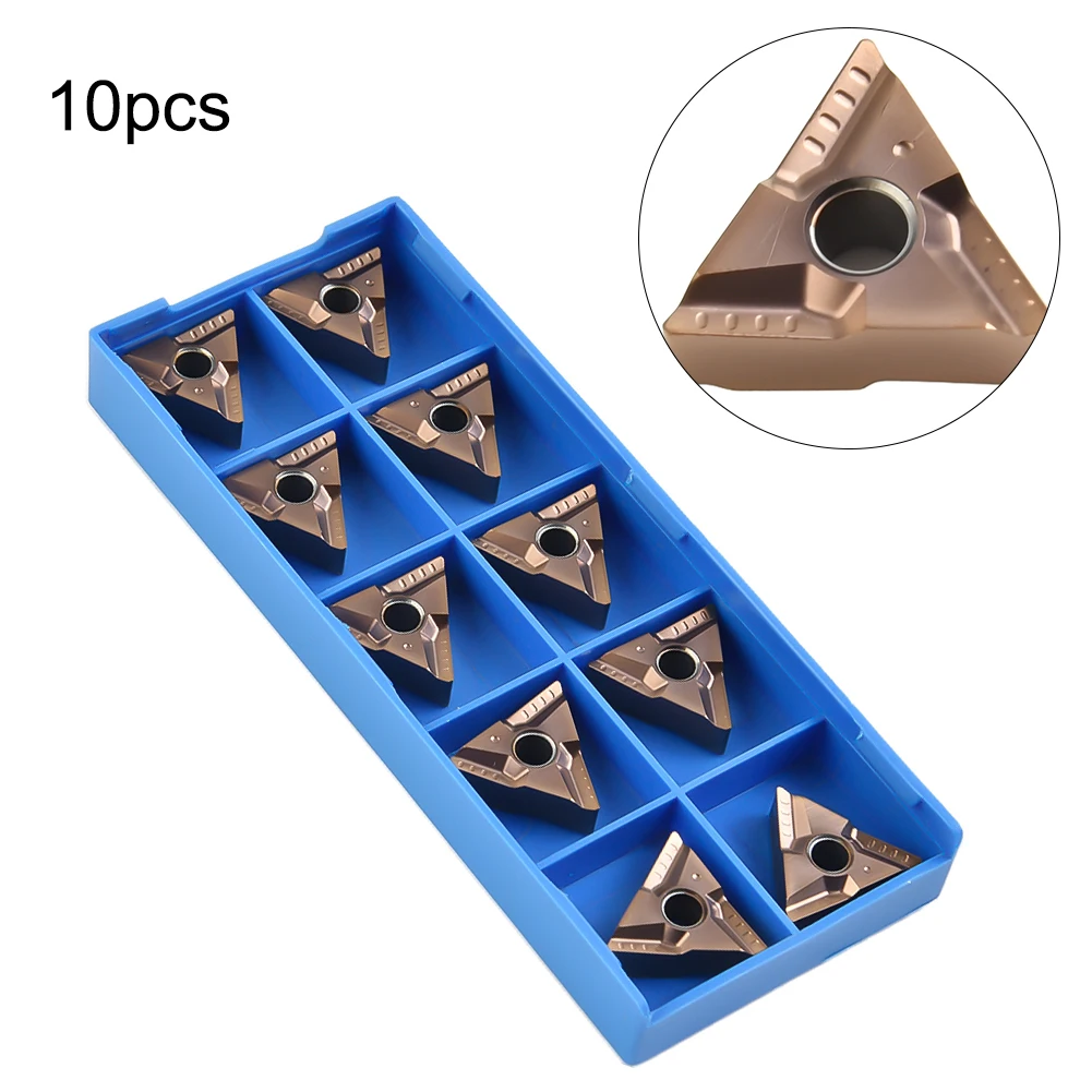 Lathe Turning Insert Set 10 TNMG160404 RVF Carbide Inserts Optimized for Effective Processing of For Stainless Steel
Lathe Turning Insert Set 10 TNMG160404 RVF Carbide Inserts Optimized for Effective Processing of For Stainless Steel