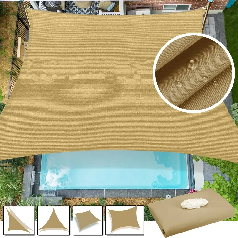 Waterproof Sand Shade Sail Garden Sunscreen Heavy Duty Awning Canopy Screen Curved Cloth Shelter Tent
Waterproof Sand Shade Sail Garden Sunscreen Heavy Duty Awning Canopy Screen Curved Cloth Shelter Tent